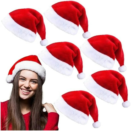 Fluffy red santa - santa, hat