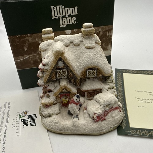 Lilliput lane snowed snow - lilliput,