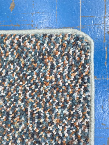Wool collage rug - wool, x