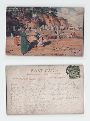 Vintage postcard branksome - postcard,