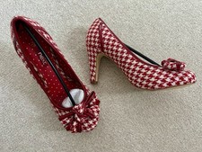 Next Red Shoes Houndstooth