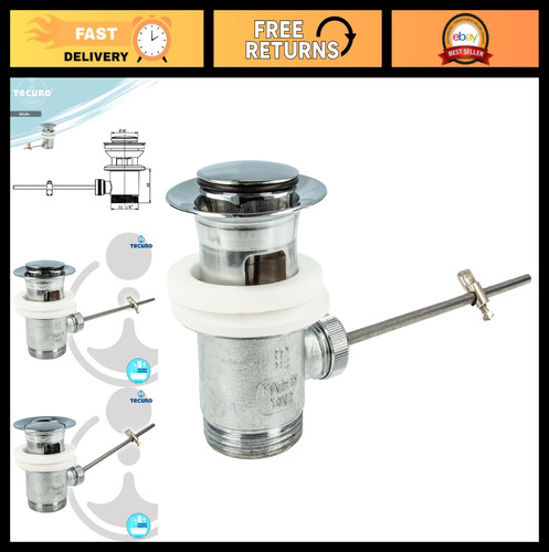 Eccentric drain overflow - &,