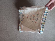 Forever Friends Square Fabric Lantern Blue Little Star Izziwotnot