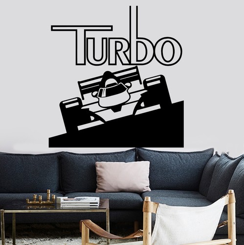 Wall vinyl decal racer - wall,