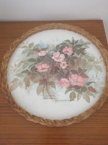 Vintage mid century - century, wicker