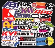 103Pc Cool JDM Graffiti Sticker Bomb Skate Laptop PVC Stickers Car Decal Gift UK