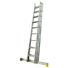 Lyte Triple Section Trade Professional Aluminium Extension Ladder
