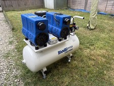 Bambi PT50 Compressor - Ultra Low Noise - Oil Free (50 Litres, 1.5 HP)