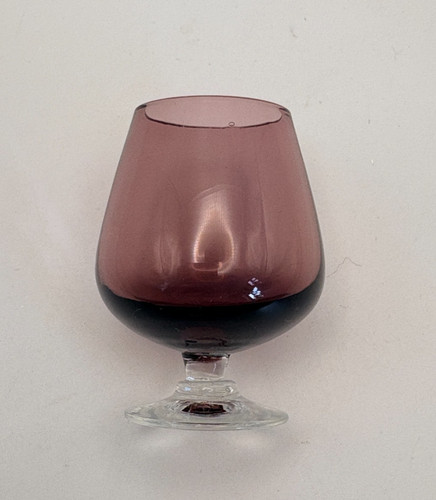 Vintage mini amethyst glass - mini,