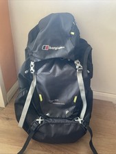 Berghaus Trailhead 65 Backpacking Adjustable Rucksack Black Grey