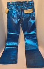 Vintage Y2K 90s Blue Metallic