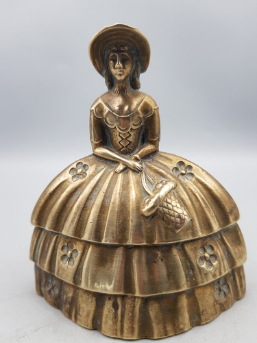 Vintage brass table bell - vintage,
