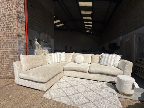 Sofology beige corner sofa - corner, in