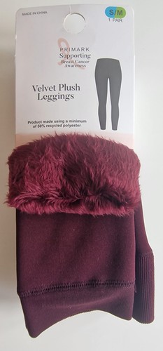Primark burgundy velvet plush - ,
