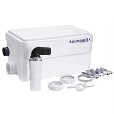 Aquamatix  Silent Shower Waste Sanitary Drain Pump With 2 Inlets 250W