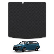 Skoda Fabia Estate (2014-2019) Rubber Car Boot Liner Mat Tailored Fit Heavy-Duty