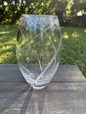 TIFFANY & CO SWIRL OPTIC VASE