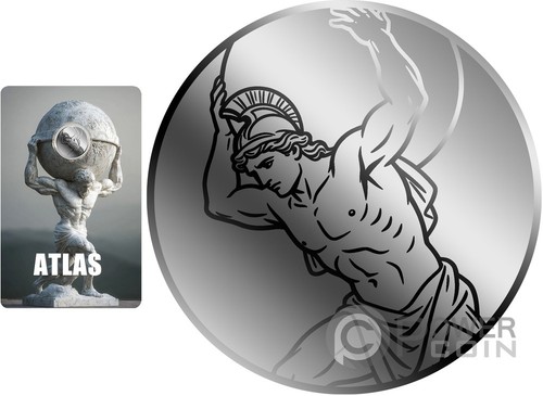 Atlas 500 palladium coin - palladium,