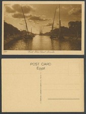 Egypt Old Postcard Fresh Water