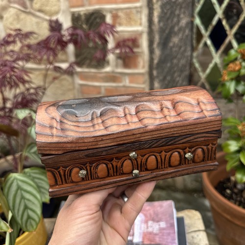 Vintage wooden storage box - wooden,