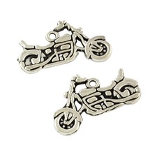 Tibetan silver charms - tibetan,