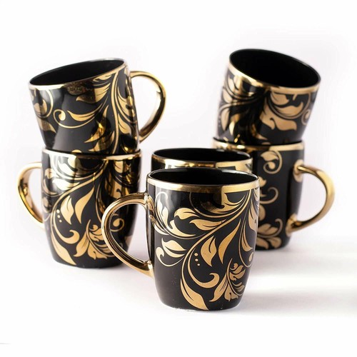 Tableware black gold - black,