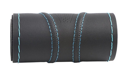 Leather car steering - leather,