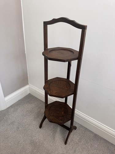 Antique folding cake stand - cake,