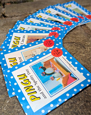 PINGU Lot 9 x P/B Books Vtg 1995 HTF Rare Kids TV BBC Penguin Bedtime Story B10