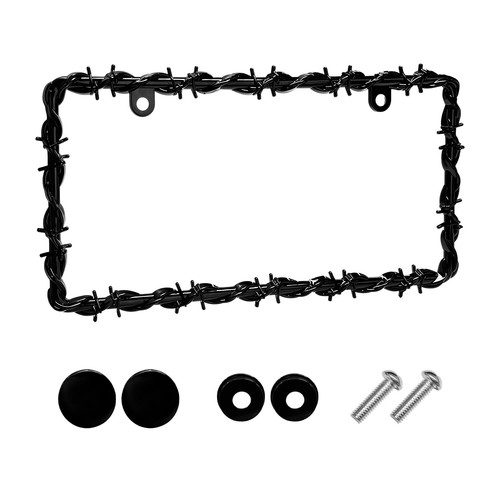 Barbed wire license - wire, plate