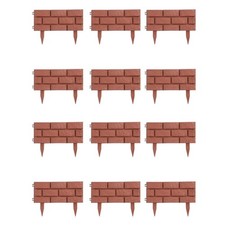 Flexible Lawn Edging Garden Border Plastic Hammer-In Path Flower Fence