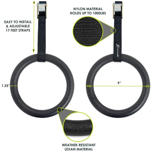 Home gymnastics rings with - gymnastics,