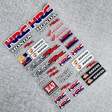 HRC Tank Helmet Racing Decal Kit For Honda Motorcycle Stickers Showa Repsol CBR