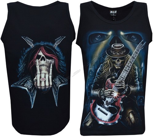 Skull vest tank - tank, top