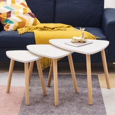 Scandinavian Wooden Nest of 3