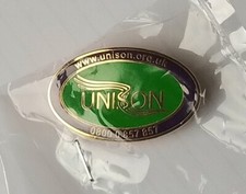Unison lapel badge trade union - unison,
