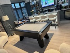 6ft Slate Bed ￼Matt Black Cry Wolf *geordie pool* Table