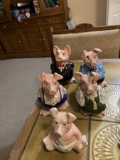 Wade Ceramics Full Set Original NATWEST Pigs with Stoppers