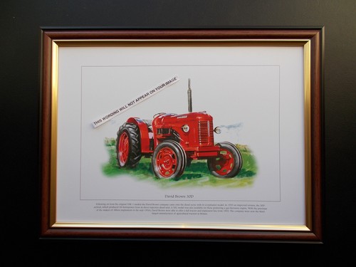 David brown 30d tractor - david, print