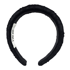 Dior Girls Black Lace Textured Headband