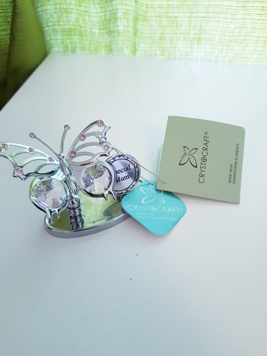 Crystocraft butterfly ornament - crystocraft,
