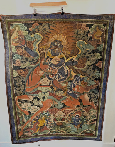 Superb 19thc large tibetan - superb,