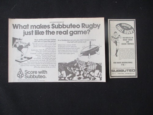 Subbuteo rugby rare - rugby,