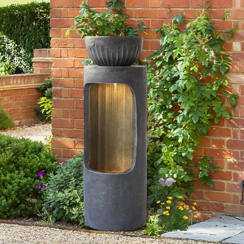 Outdoor water fountain - water,