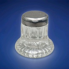 Antique Glass Inkwell