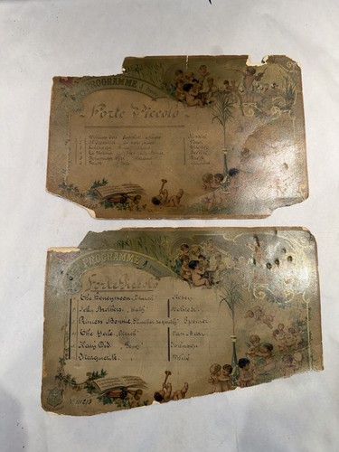 Lot antique program - of,