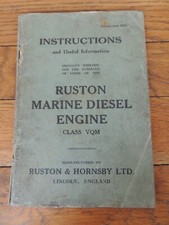 RUSTON MARINE DIESEL ENGINE