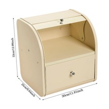 2 Layer Large Bread Bin Metal