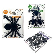 Pick & Choose Fake Spider Halloween Decorations Party Fancy Dress Accessories