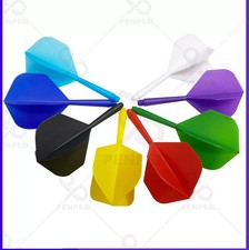 Dart Flights Shafts Stems Combo Set Standard Integrated Lengths Accessories